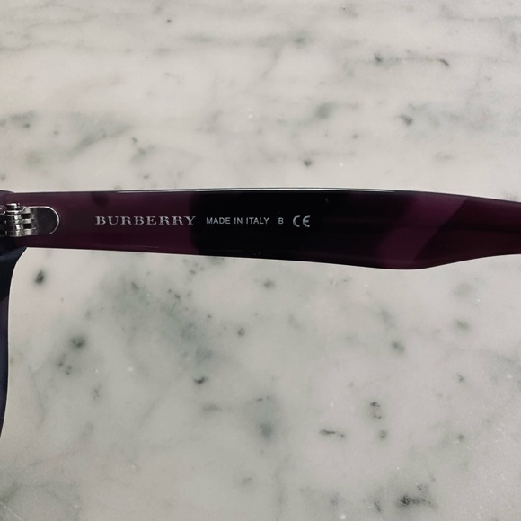 Purple Burberry Sunglasses - Picture 4 of 5
